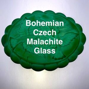 1930’ Art Glass Trinket Box